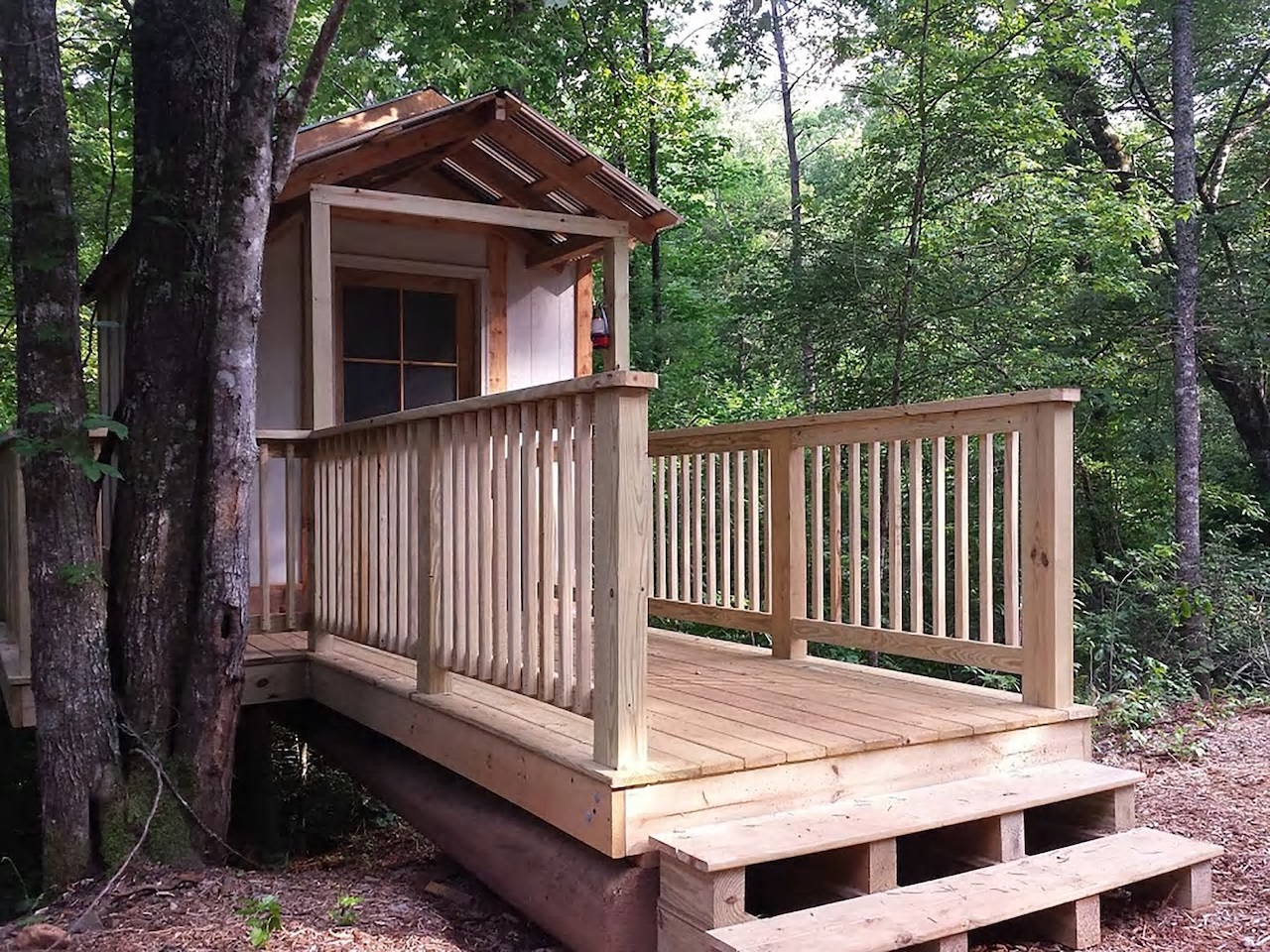 mytinyhousedirectory Cozy Treehouse in Helen, GA Vacation Rental