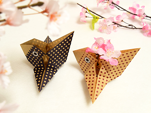 Cách gấp xếp con chim dùng đựng đồ bằng giấy origami - How to make an origami Bird shaped container {featured} Cách gấp xếp con chim dùng đựng đồ bằng giấy origami - How to make an origami Bird shaped container