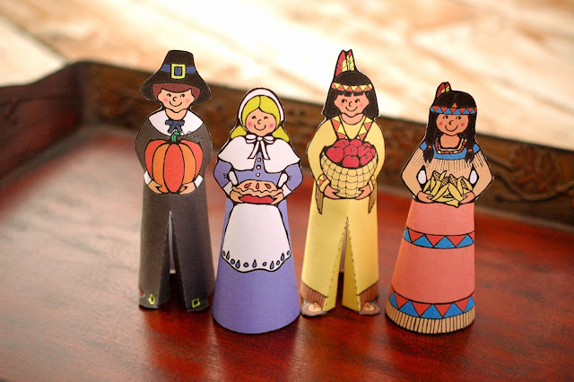 Free Printable Pilgrim Paper Dolls