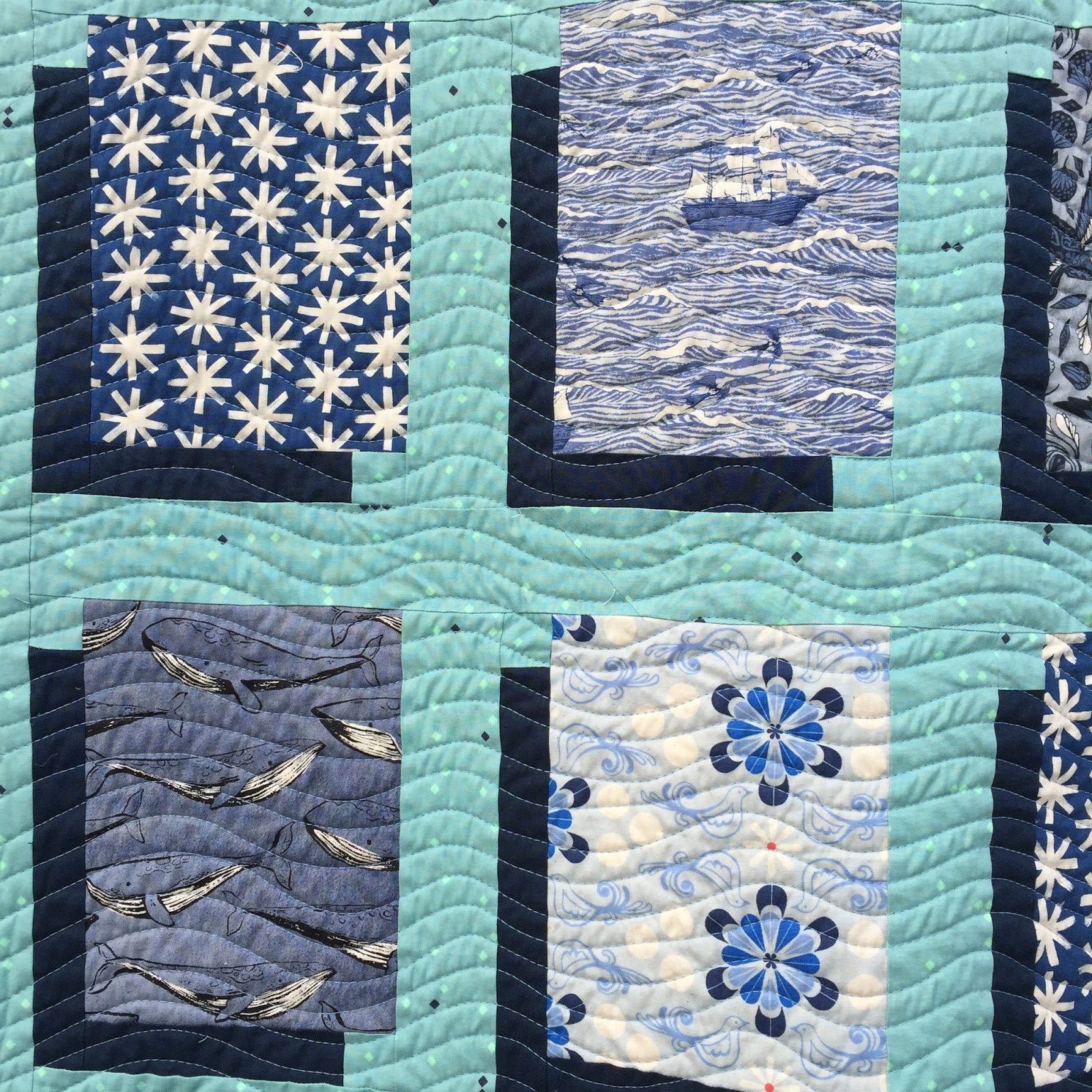 Linda's Quiltmania S.S. Bluebird by Cotton+Steel
