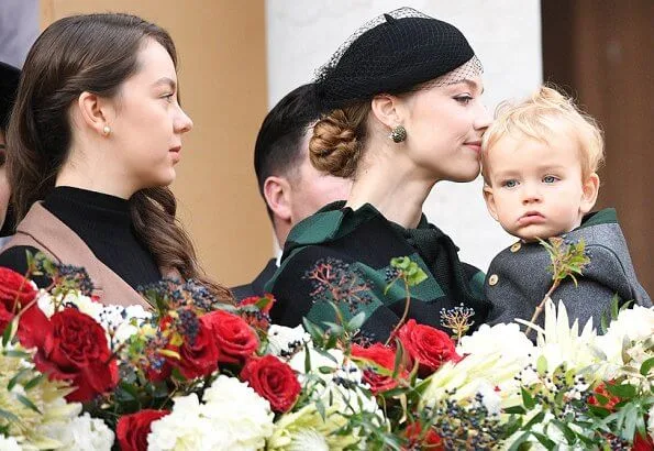 Princess Charlene, Princess Gabriella, Princess Caroline, Princess Stephanie, Beatrice Borromeo, Tatiana, Alexandra and Marie