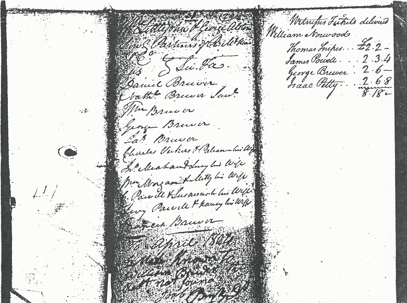 Brouwer Genealogy: Nathaniel Brewer, Chatham Co., North Carolina, Law ...