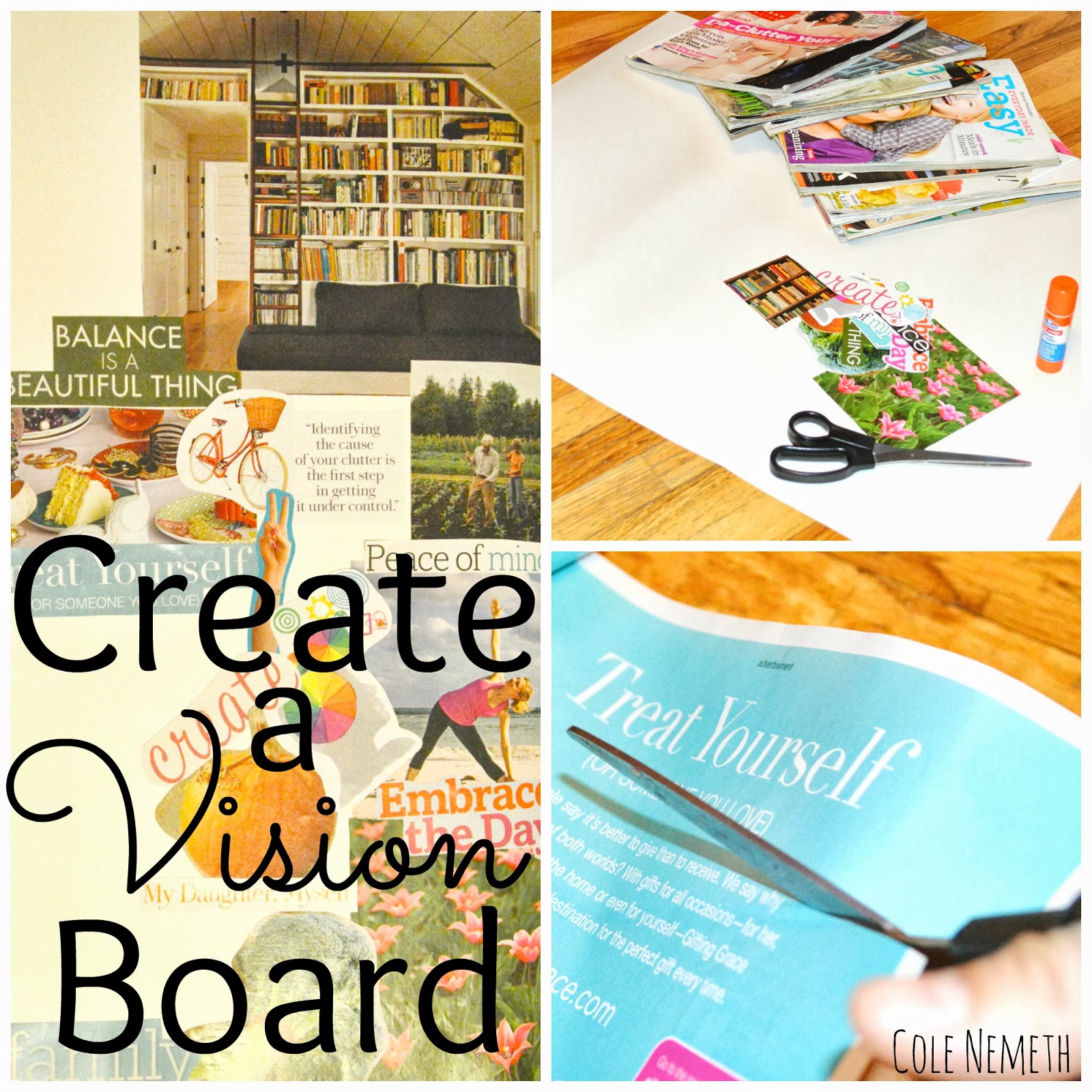 Young Mommy Memoirs: Create a Vision Board - The How and Why