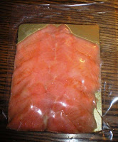 Sobre de salmón ahumado