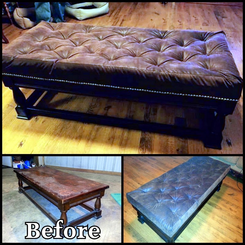 Dollar Store Crafter Revamp An Old Ugly Table Into A Coffee Table