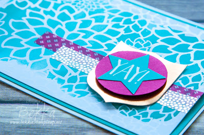 Yay! Celebration Card made with Stampin' Up! UK Supplies which you can buy here