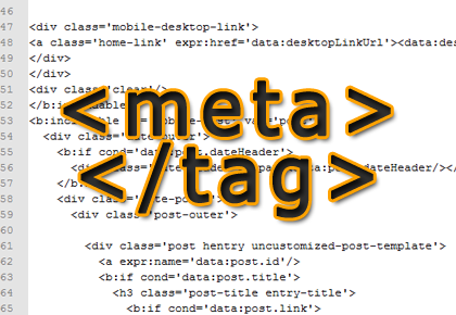 Βάλτε meta tags στο blog σας για να το βρίσκουν ευκολότερα οι μηχανές αναζήτησης 