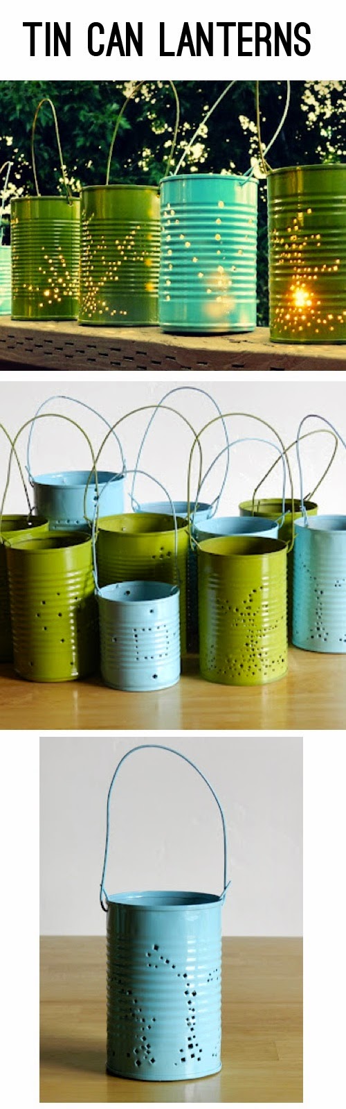 Repurpose tin cans