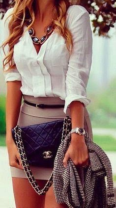 Womens Fashions: Style - essential details....with a little more length ...
