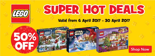 Toys R Us Malaysia LEGO Super Hot Deals Advent Calendar Discount Promo