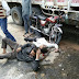कानपुर - पनकी में अनियंत्रित ट्रक ने मारी बाइक सवार को टक्कर 