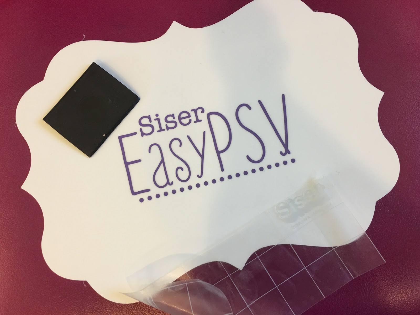 Siser EasyPSV Adhesive Vinyl Review & Silhouette Cut Settings