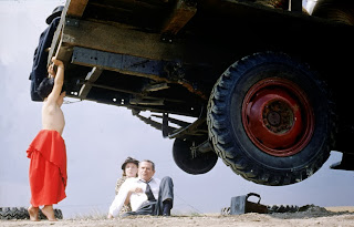 Jonathan and Martha Kent witness young Kal El's powers in Superman (1978) Jonathan and Martha Kent witness young Kal El's powers in Superman (1978)