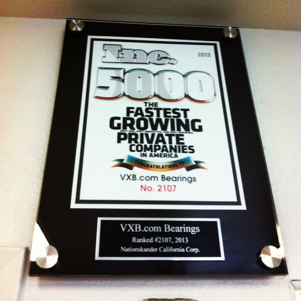 Bearings Blog Bearings Named to 2107 Inc 5000 List