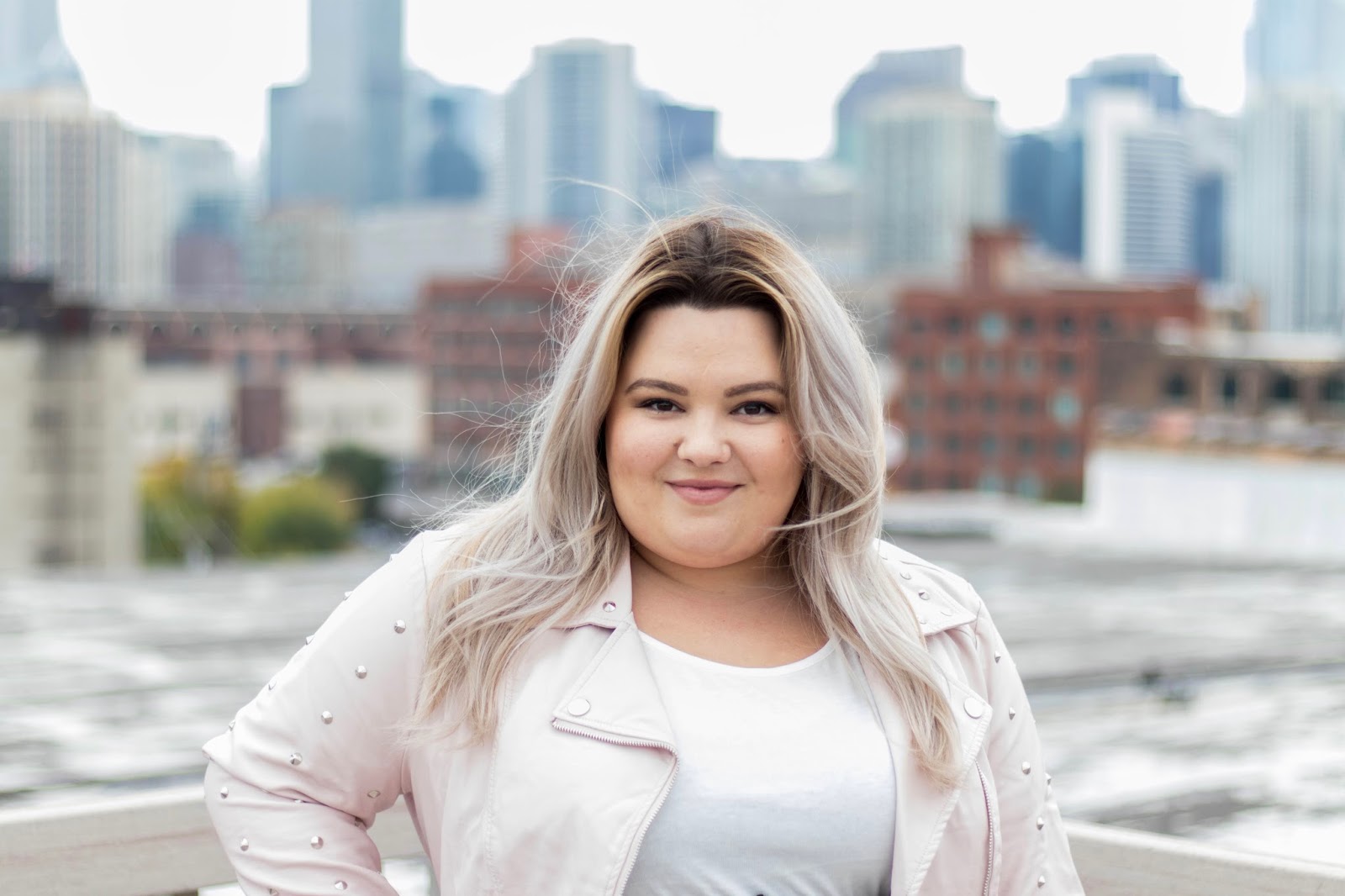 natalie in the city, natalie Craig, plus size fashion blogger, Chicago plus size fashion blogger, body positive, Charlotte Russe, affordable plus size clothes, wide calf knee high boots, wide boots, plus size boots, wide calf, curves and confidence, refinery 29, the 67 percent project, plus size dating, Chicago, Chicago fashion, Chicago skyline