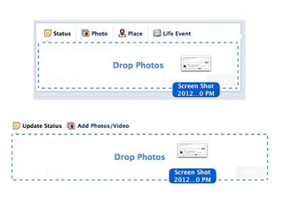 فيسبوك يحدّث واجهة الاستخدام بميزات جديدة.يتيح للمستخدمين رفع العديد من الصور مرة واحدة بواسطة ميزة السحب والإفلات