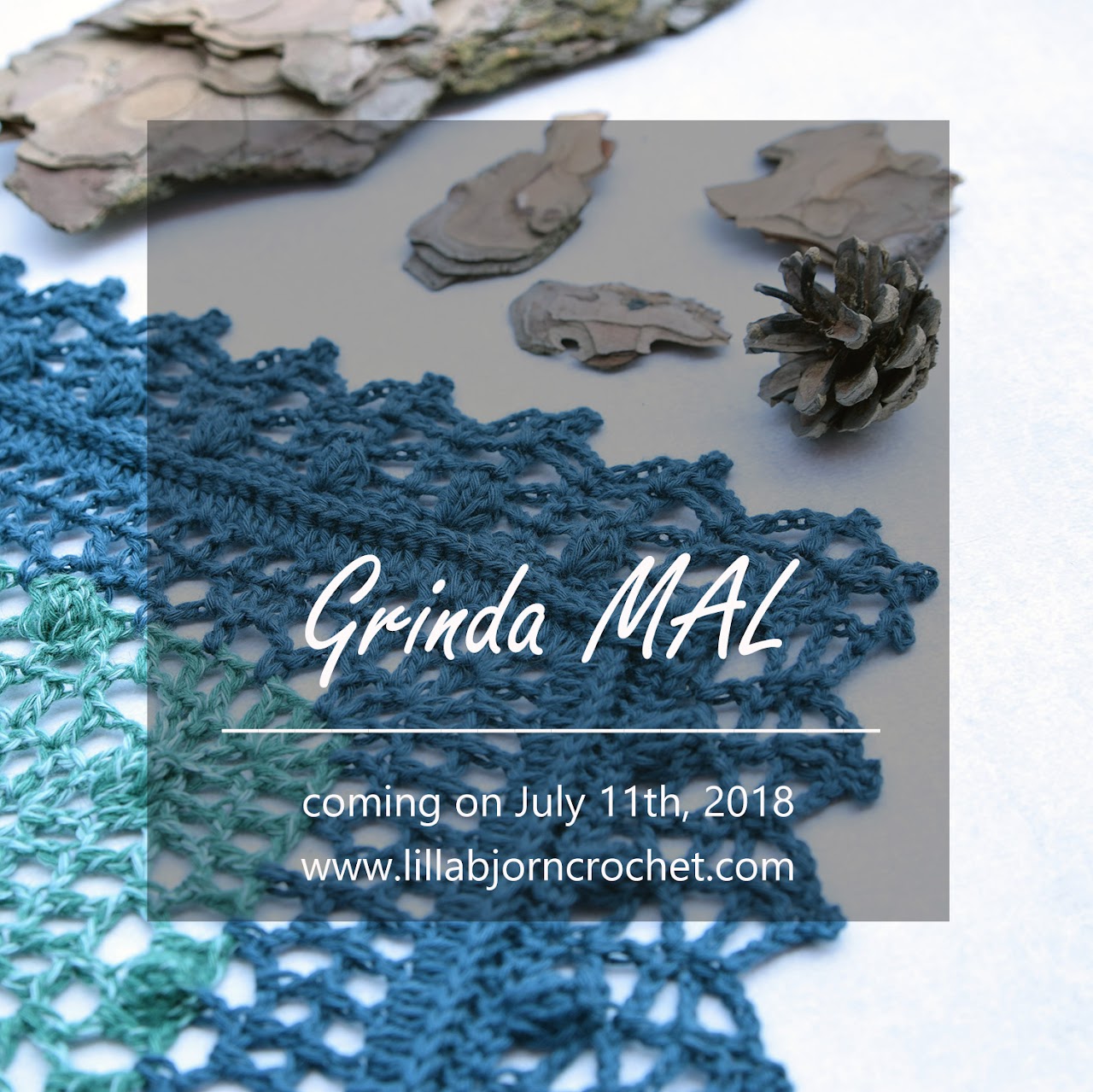 Grinda Shawl MAL - free crochet pattern by www.lillabjorncrochet.com