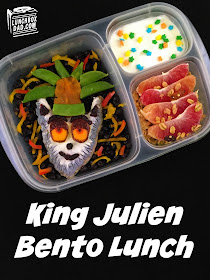 King Julien bento lunch Madagascar All Hail King Julien