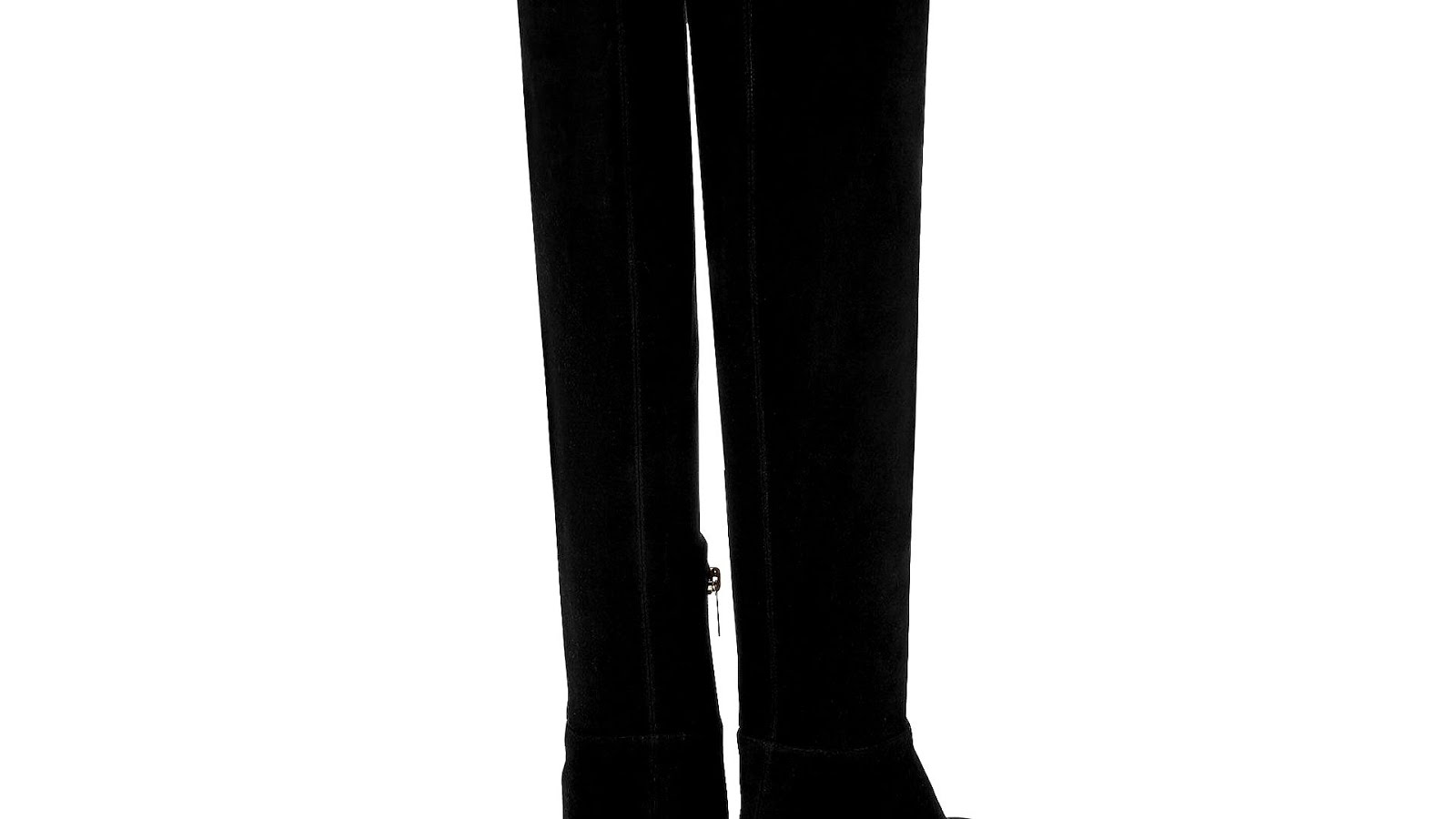 over knee suede boots flat