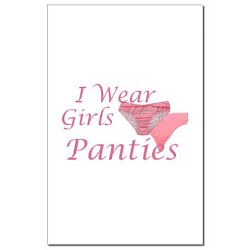 i wear girls panties - all day every day & Mistress Cassie has me on a color schedule.