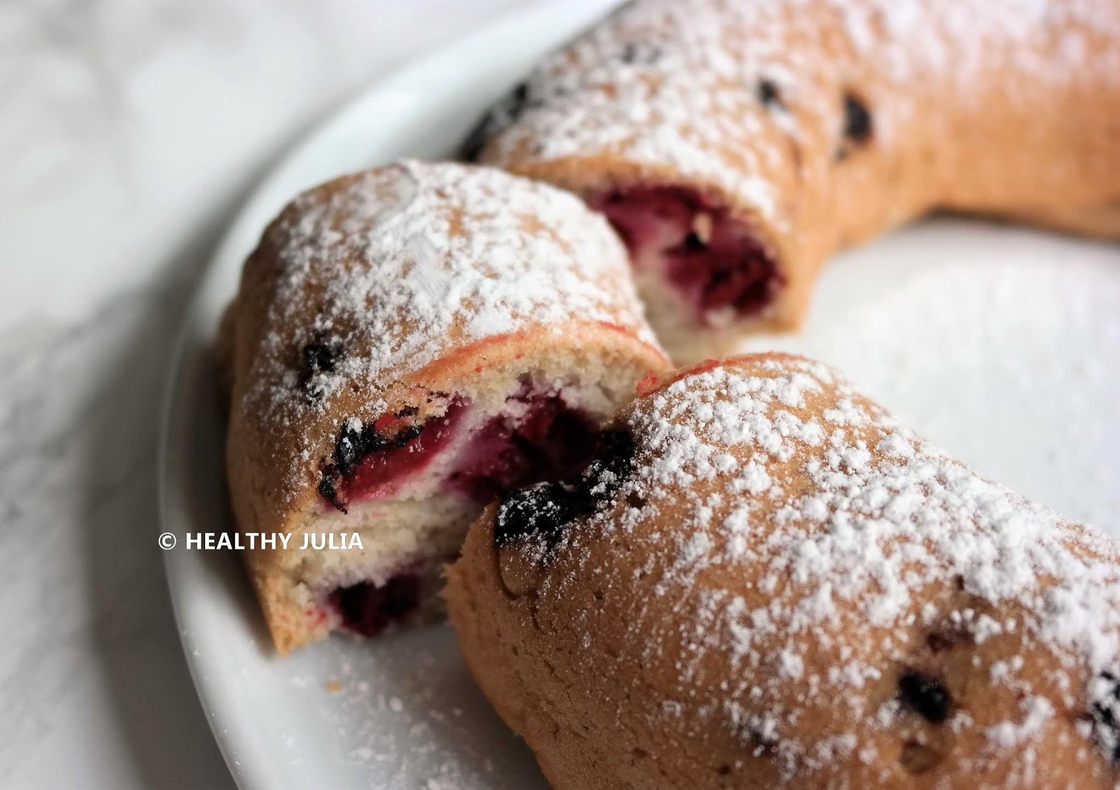 Gateau De Sante Aux Framboises Healthy Julia