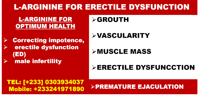 L-ARGININE FOR ED - ERECTILE DYSFUNCTION 