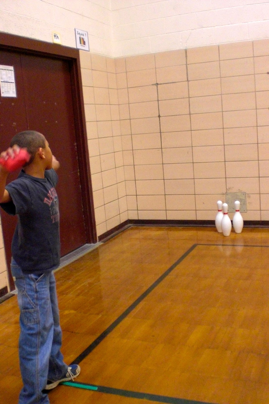 Haisley Physical Education PHOTO Overhand Throw Practice, Ball Skills