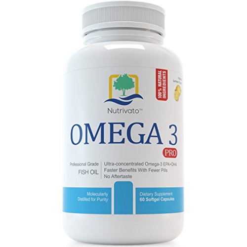 OMEGA 3 PRO JOINT, BRAIN, HEART SUPPORT TRIPLE STRENGTH EPA DHA FISH OIL