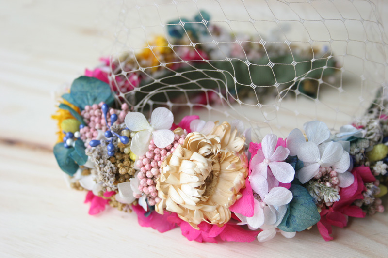 DEF Deco - Decorar en familia: Diy diadema de flores preservadas y secas10