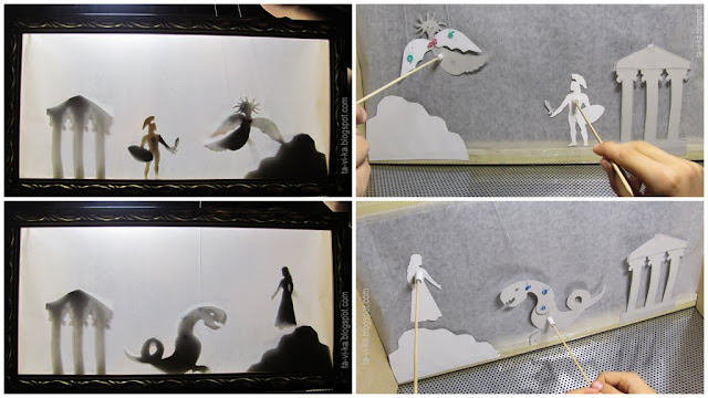 театр теней самодельный театр теней shadows puppet theatre