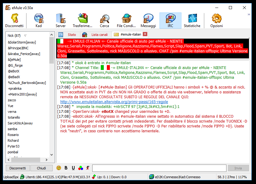 emule gratis italiano sito ufficiale scarica