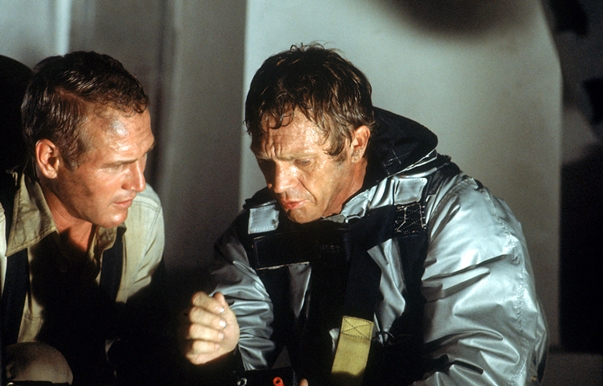 Paul Newman and Steve McQueen The Towering Inferno
