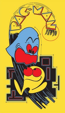 Did You Or I Think It First Original Pac Man Cabinet Art