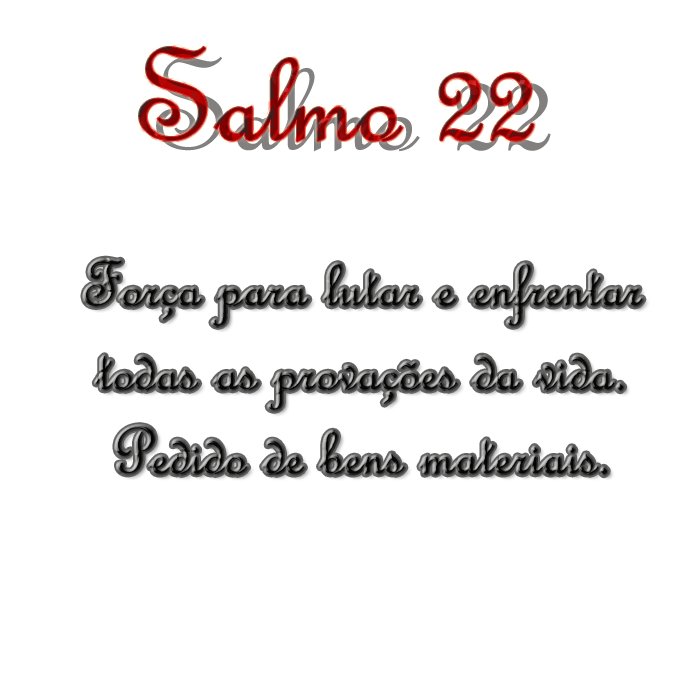 Divinos Salmos Salmo 22 Divinos Salmos Salmo 22