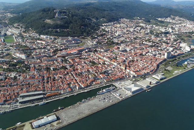 Imagem aérea de Viana do Castel