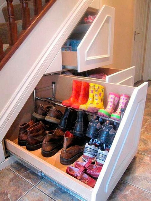 25 ideas para organizar los zapatos en tu hogar