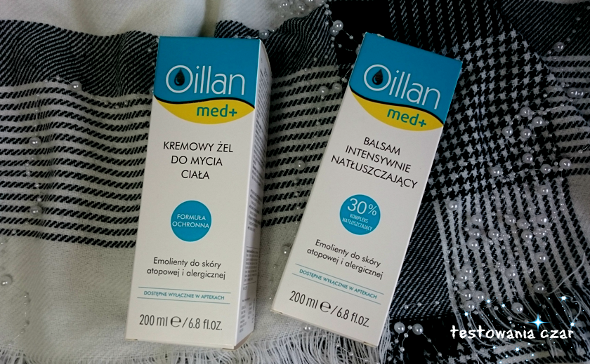 Oillan med+ kremowy żel do mycia, Balsam intensywnie natłuszczający