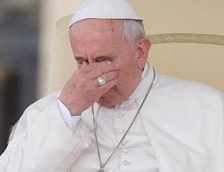 Pope facepalm
