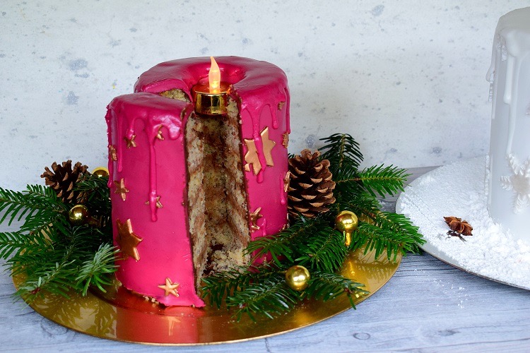 Motivtorte Kerze - Adventstorte von Purzel Cake Motivtorte Kerze - Adventstorte von Purzel Cake
