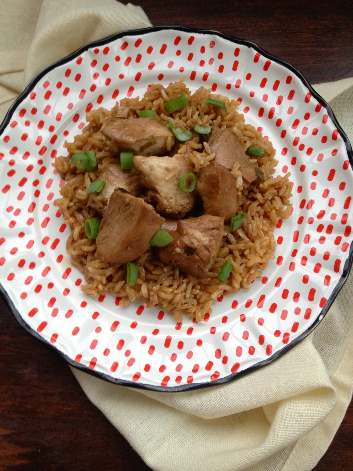 Bourbon Chicken with Basmati Rice
