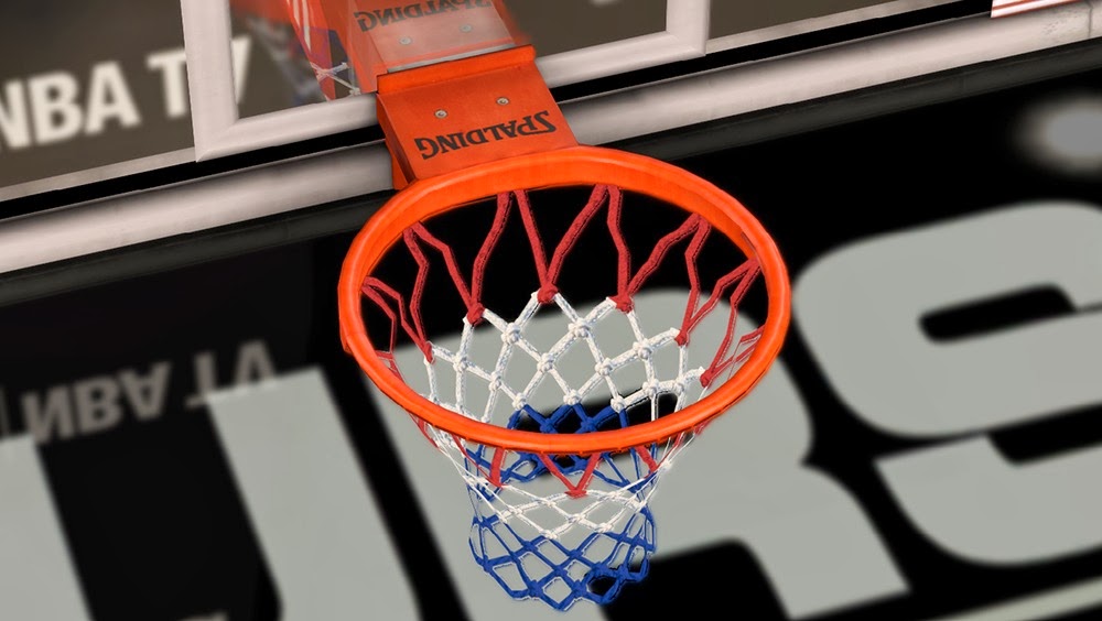 NBA 2k14 Basketball Net Mods - Red, White and Blue