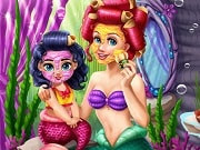 Ariel Mommy Real Makeover Ariel Mommy Real Makeover is a free online game for girls on GamesGirlGames.com. Mermaids are curious creatures by nature and Ariel can't wait to show her adorable daughter, Melody, all the beauty secrets from up above. Start the makeover with facial masks, then head over to the makeup session and create a fabulous look. Pick out the hairstyles and outfits for the two lovely princesses to complete the transformation.