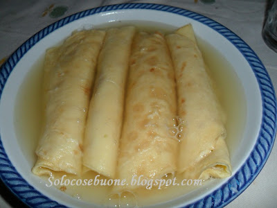 Crepes in brodo