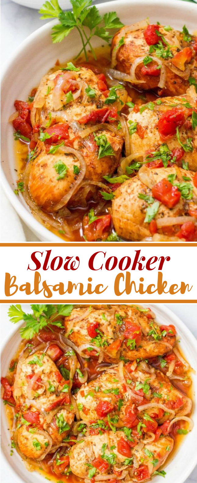 SLOW COOKER BALSAMIC CHICKEN SLOW COOKER BALSAMIC CHICKEN