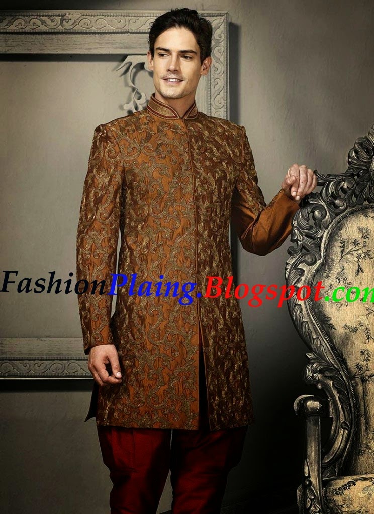 Latest Wedding sherwani New designs 2015 | New Fashion Stylel