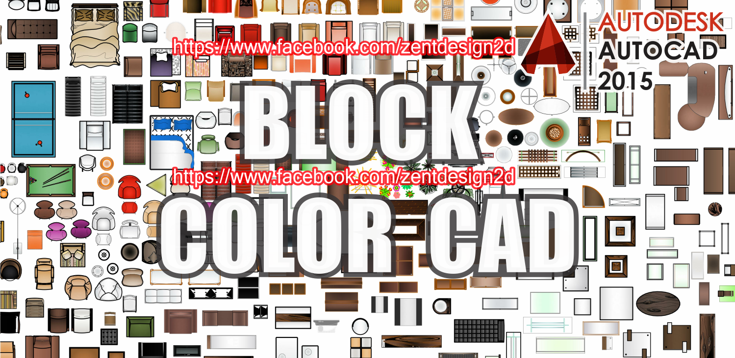 BLOCK COLOR AutoCAD ART ZONE FREE