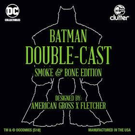 Five Points Festival 2018 Exclusive Batman Double-Cast Smoke & Bone Edition Resin Figure by DC Collectibles x Clutter Studios