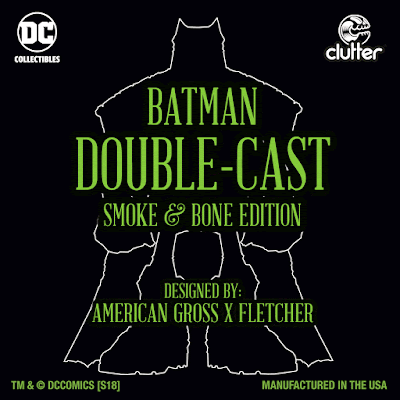 Five Points Festival 2018 Exclusive Batman Double-Cast Smoke & Bone Edition Resin Figure by DC Collectibles x Clutter Studios
