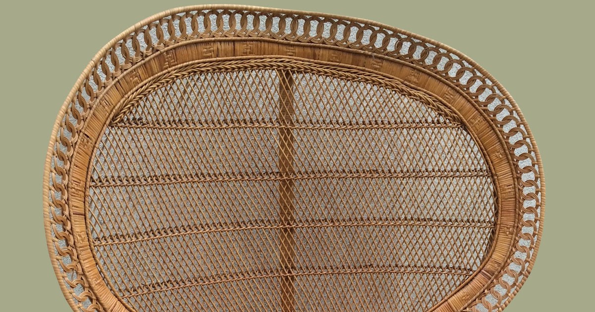 Uhuru Furniture & Collectibles Vintage African Wicker Chair 95 SOLD