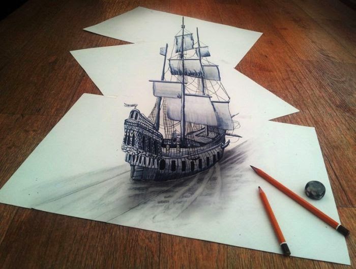 Unbelievable 3D Art On Paper Enjoy your life